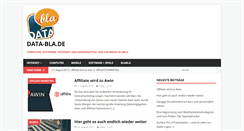 Desktop Screenshot of data-bla.de