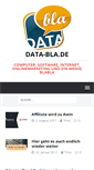 Mobile Screenshot of data-bla.de