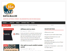 Tablet Screenshot of data-bla.de